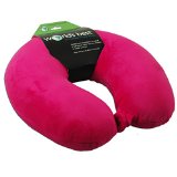 Worlds Best Feather Soft Microfiber Neck Pillow Pink