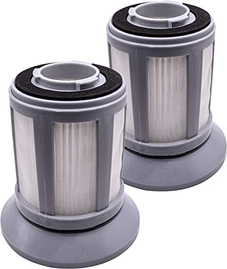 HQRP 2-Pack Dirt Cup Filter Assembly compatible with Bissell Zing 2156, 2156A, 21562, 1665, 16652, Powerforce 1665W, AeroSwift 2156E Canister Vacuums, part 1613056 Replacement