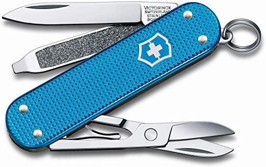 Victorinox Swiss Army Classic Alox Aqua Blue Pocket Knife Limited Edition 2020