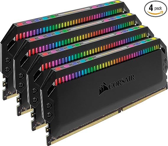 Corsair Dominator Platinum RGB 32GB (4x8GB) DDR4 3000 (PC4-24000) C15 1.35V Desktop Memory