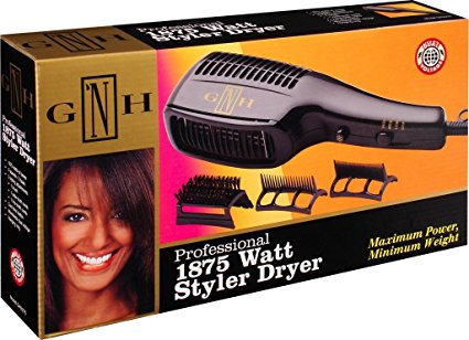 Gold N Hot Gh2275 Professional 1875 Watt Styler Dryer with Comb Attachments