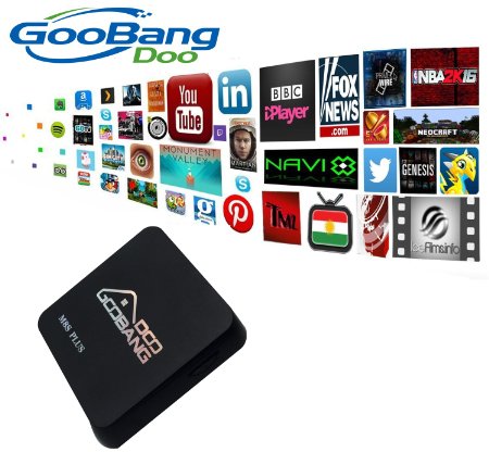 2016 New Arrivals GooBang Doo M8S Plus Android TV Box 4335 WIFI Module Supports 80211AC  Amlogic S812 Quad Core Fully loaded Add-ons and Newest KODI with GooBang Doo Cleaning Cloth