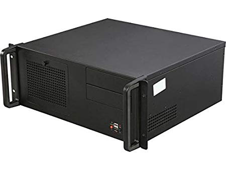 Rosewill RSV-R4100-4U Rackmount Server Case/Chassis - 8 Internal Bays, 2 Included Cooling Fans