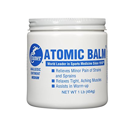 Cramer Atomic Balm, Warming Cream for Relieving Minor Pain From Strains and Sprains, Relaxing Tight Aching Muscles, and Assisting in Warm-Up, Penetrating Warming Analgesic to Soothe Sore Muscles