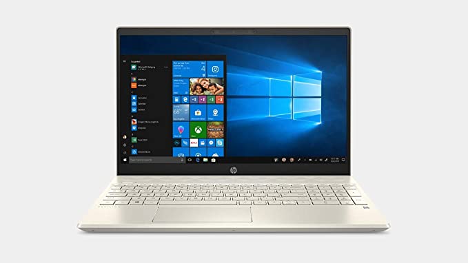 Newest HP Pavilion 15.6" HD Touchscreen Flagship Business Laptop, Intel Quad-Core i5-8265U Processor up to 3.9GHz, 12GB RAM, 128GB SSD, HDMI, HD Webcam, Bluetooth, Windows 10, Gold