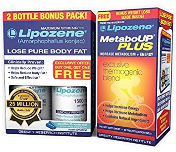 Lipozene - Weight Management Supplement - Appetite Suppressant with MetaboUp Plus Thermogenic Blend - Metabolism   Endurance