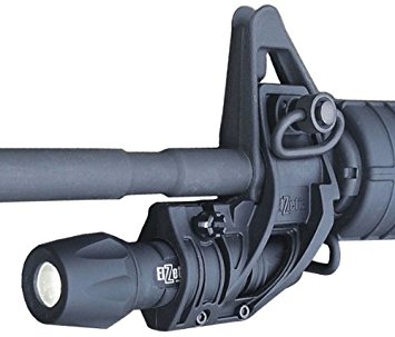 Elzetta ZFH1500B-T AR15 Tactical Flashlight Holder with Thumbscrew, Matte Black
