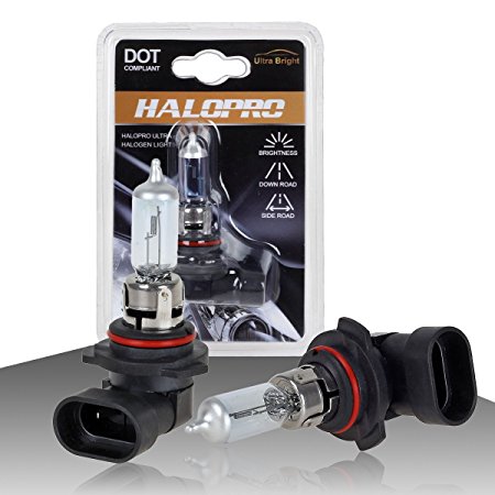 HaloPro High Performance 2pcs 9006 HB4 12V 55W Headlight Low Beam Halogen Bulb Night White For Toyota / Dodge /Honda