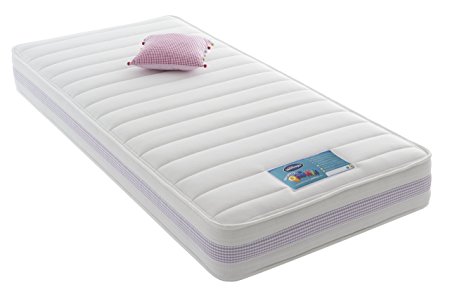 Silentnight Healthy Growth Junior Extra Comfort Kids Mattress - Single, Lilac Gingham