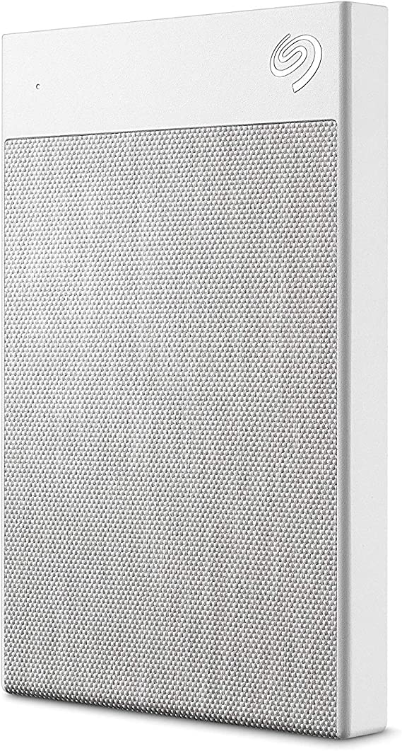 Seagate Backup Plus Ultra Touch 2 TB External Hard Drive Portable HDD – White USB-C USB 3.0, 1 Year Mylio Create, 2 Months Adobe CC Photography, (STHH2000402)