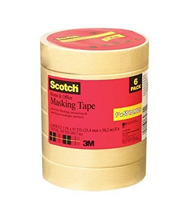 Scotch Home and Office Tape 6-Pack, .94 in x 54.6 yd, 6 Rolls (3437-6)