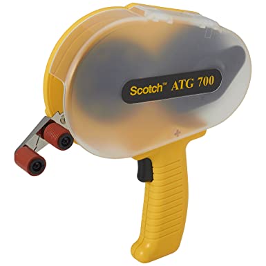 Scotch ATG Adhesive Transfer Tape Gun ATG700, Applicator, Model 19600, Yellow