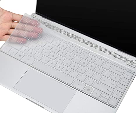 CaseBuy Keyboard Cover for HP ENVY 13-inch Touchscreen Laptop with Fingerprint Reader 13-ba0010nr ay0075nr, HP ENVY X360 13.3 inch Silicone Keyboard Protector Skin, HP ENVY 13 Accessories, Transparent