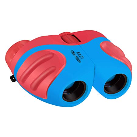 Selieve Toys for 4-8 Year Old Girls, Binoculars for Kids 8X21 Shock Proof Compact with High-Resolution Real Optics for Bird Watching, Travel, Outdoor Fun, Best Gifts for 7-12 Year Old Boys or Girls