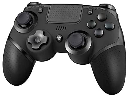 Chasdi Switch Ps4 Controller 4-in-1 Wireless Bluetooth Gamepad Compatible with Playstation 4, Nintendo Switch, iOS and Android (Black)