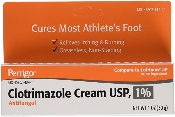 Clotrimazole Generic Lotrimin Anti-Fungal Cream USP, 1 oz