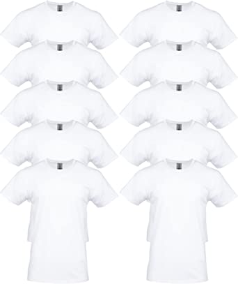 Gildan Men's Heavy Cotton T-Shirt, Style G5000, 10-Pack