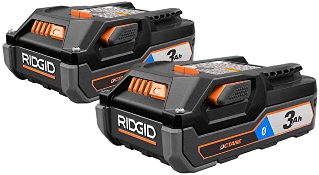 Ridgid Octane Bluetooth 3Ah 18v Battery (2-Pack