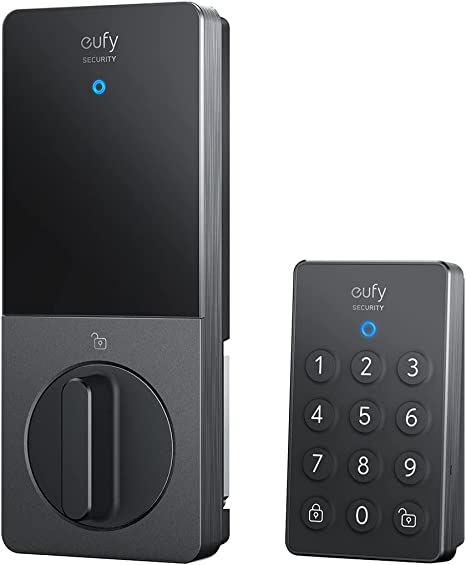 eufy Security R10 Retrofit Smart Lock Wireless Keypad, Fits Your Existing Deadbolt, Built-in Wi-Fi, App Remote Control, Bluetooth Electronic Lock, IP65 Waterproof