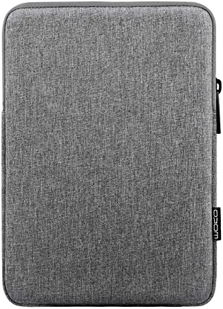 MoKo 7-8 Inch Tablet Sleeve Bag, Polyester Pouch Cover Case Fits iPad Mini (5th Gen) 7.9" 2019, iPad mini 1/2 / 3/4, Samsung Galaxy Tab S2 8.0, Tab A 8.0, NeuTab 7", ZenPad Z8s 7.9 - Light Gray