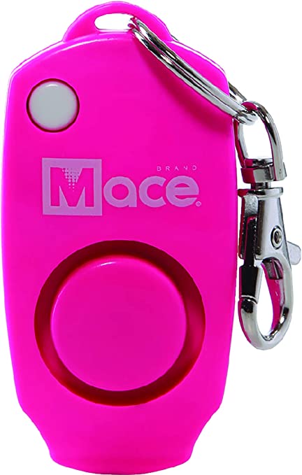 Mace Brand 130 dB Personal Alarm with Built-in Backup Whistle, Hidden Off Button, Bag/Purse Clip for Self Defense