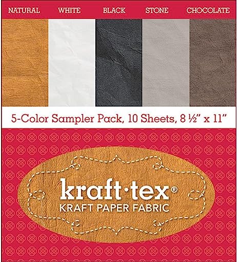 C&T Publishing Fab PackAstd C&T Kraft Tex Paper Fabric Sampler Pack 0.5 Inches