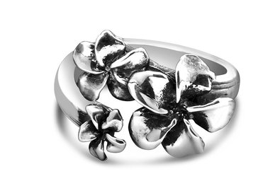 Silver Spoon Silver Plated Adjustable Spoon Ring for Women