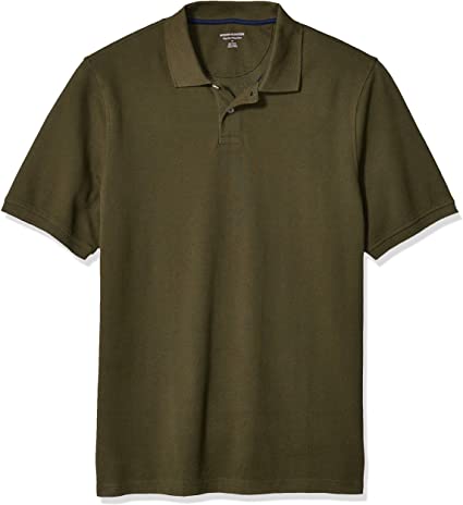 Amazon Essentials Men's Regular-fit Cotton Pique Polo Shirt