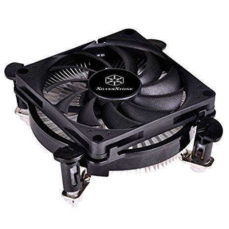 SilverStone SST-NT08-115XP - Nitrogon CPU Cooler, Low Profile, slim 80mm PWM, Intel