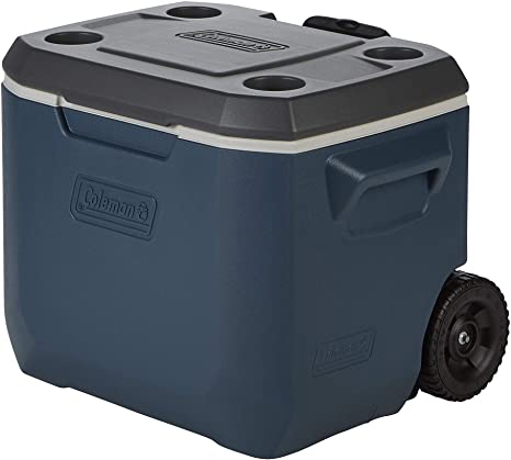 Coleman 50-Quart Xtreme 5-Day Heavy-Duty Cooler with Wheels/Slate