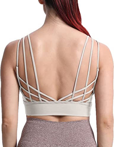 Fakespot  Aoxjox Caged Sports Bras For Women H Fake Review