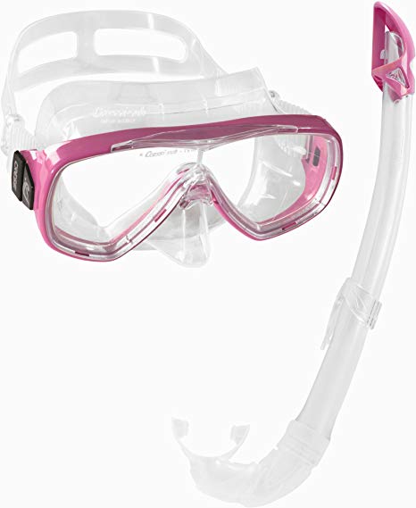 Cressi Onda & Mexico PREMIUM Snorkel Adult Set - Blue, Yellow, Pink, Aquamarine - Cressi: Scuba Diving Equipment Since 1946