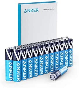 Anker Alkaline AAA Batteries (24-Pack), Long-Lasting & Leak-Proof with PowerLock Technology, High Capacity Triple A Batteries with Adaptive Power and Superior Safety