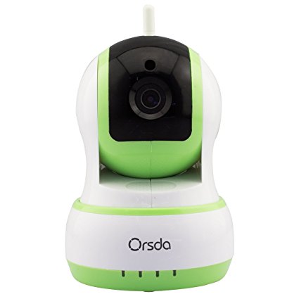FREDI1280x720p Mini Home Surveillance Camera Wireless WiFi IP Camera Built In Microphone Baby Video Monitor with IR-Cut/Motion Detection /Alarm/Night Vision (Green)