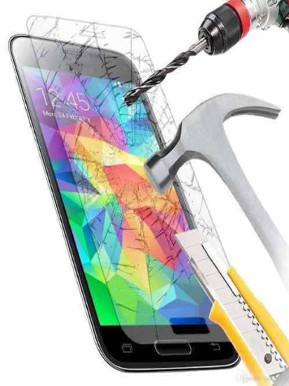 Samsung Galaxy S6 Ballistic Glass Screen Protector ShockWize reg Tempered Glass 3mm Thin Premium Real Glass Screen Protector Galaxy S6 Lifetime Warranty