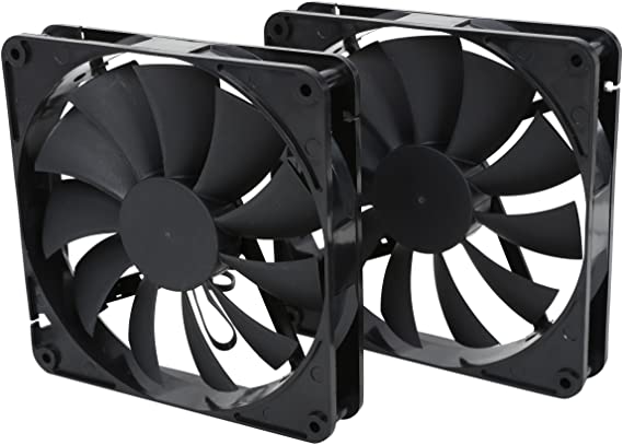 Rosewill 140mm Cooling Case Fan for Computer Cases Cooling, 2-Pack RFBF-131411