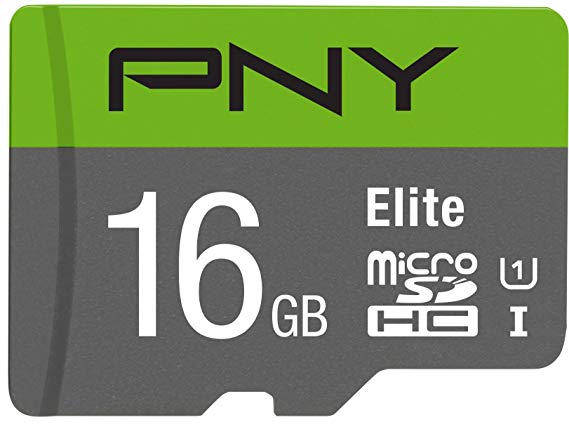 PNY 16GB Elite Class 10 U1 microSDHC Flash Memory Card (P-SDUH16GU1WAC-GE)