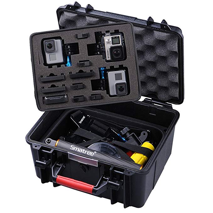 Smatree SmaCase GA700-3 Floaty/Water-Resist Hard Case For GoPro Hero 2018 Action Camera/Gopro Hero 7/6/5/4/3 /3/2/1(Camera and Accessories NOT included)