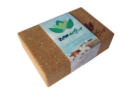 Zen Active Yoga Block - 48 Out of Five Stars - Non Slip Cork Yoga Block - Environmentally Friendly and 100 Renewable Cork - Best Block For Yoga Or Pilates - Love It Or Its Free