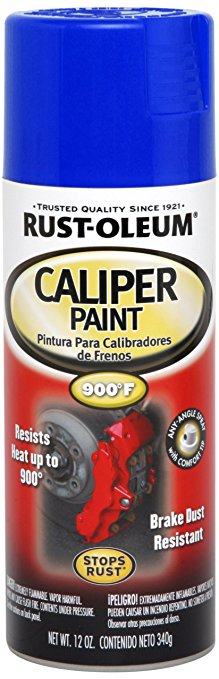 Rust-Oleum Automotive 251593 12-Ounce Caliper Paint Spray, Blue - 6 Pack