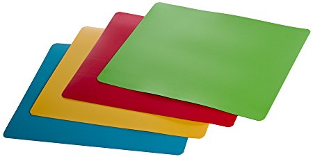 Prepworks by Progressive Flexible Color-Coded Chopping Mats - Set of 4