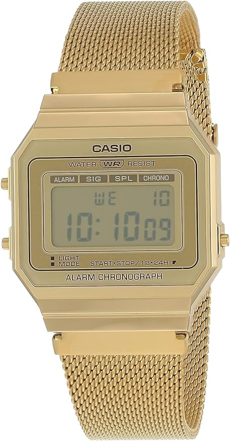 A700WMG-9A Casio Youth Ladies Digital Gold Fashion Quartz Casio