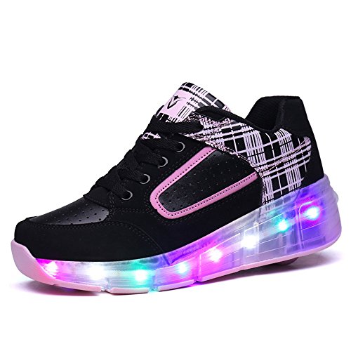 HUSKSWARE LED Lighting Roller Skate Shoes Sport Sneaker for Little Kid/Big Kid Amazon
