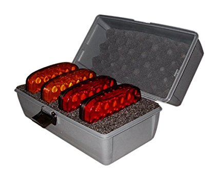 FoxFire 6005215 4 Piece Multi Purpose Portable Signal Light Kit, Red/Amber