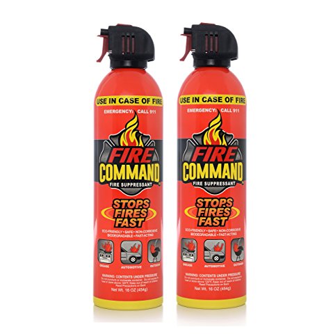 Fire Command FC-16OZFS-02 Fire Extinguisher - 16 oz., (Pack of 2)