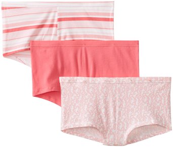 Hanes Women's Comfortsoft Cotton Stretch Boyshort Panty (Pack of 3)