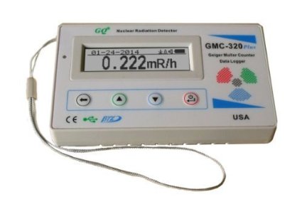 GQ GMC-320-Plus Geiger Counter Nulcear Radiation Detector Meter Beta Gamma X ray test equipment