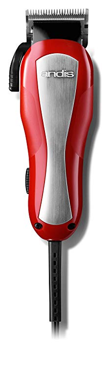 Andis 20-Piece All Hair Clipper at Home Haircutting Kit, Red, 68110