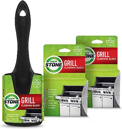 EarthStone Environment Friendly Grill Cleaner Starter Set with Handle