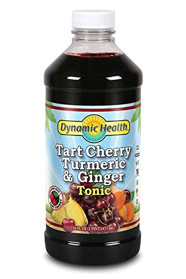 Dynamic Health Tart Cherry Turmeric and Ginger Tonic Organic - 16 oz (Pack of 2)